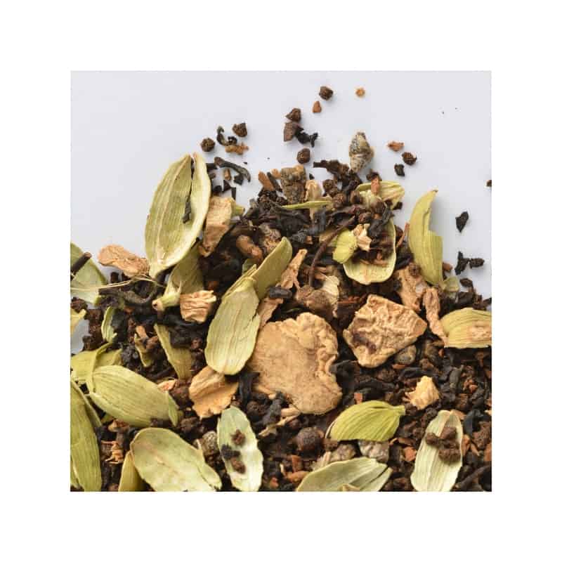 Chai Camellia (Thé noir aromatisé)||Camellia Chai (flavored black tea)