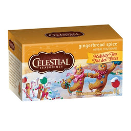 Celestial Seasonings Gingerbread Spice Tisane Sans caféine Sans gluten