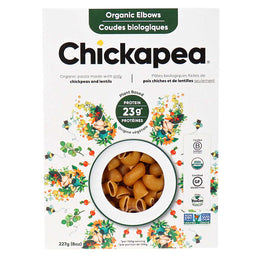 Chickapea Coudes Aux Pois Chiches Biologiques Sans gluten Sans OGM