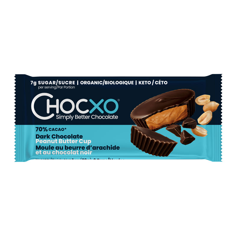 Moules chocolat noir 70% et beurre d'arachide||Dark Chocolate Peanut Butter Cups 70%