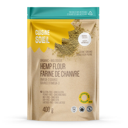 cuisine soleil Farine de Chanvre Biologique Hemp flour - Organic