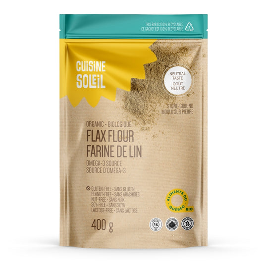 cuisine soleil Farine de Lin Biologique Flax flour - Organic