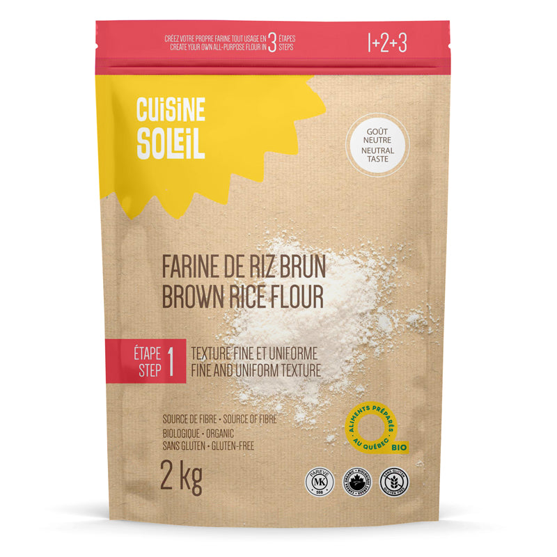 cuisine soleil Farine de Riz Brun Biologique Brown Rice flour - Organic