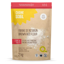 cuisine soleil Farine de Riz Brun Biologique Brown Rice flour - Organic