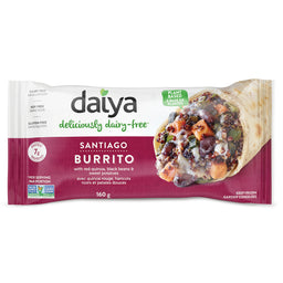 Daiya Burrito santiago a base de plantes sans laitiers sans soja sans gluten 160 g 