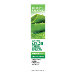 Toothpaste - Aloes & Tea Tree oil