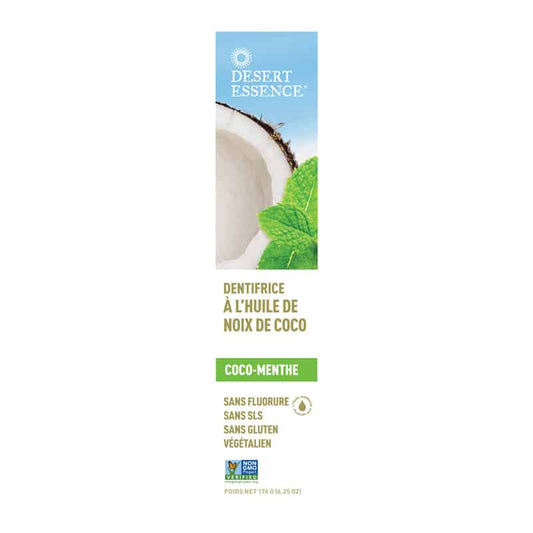 Dentifrice Noix de coco- Menthe||Toothpaste - Coconut oil - Coconut Mint