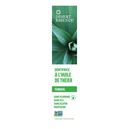 Toothpaste - Tea Tree oil - Fennel