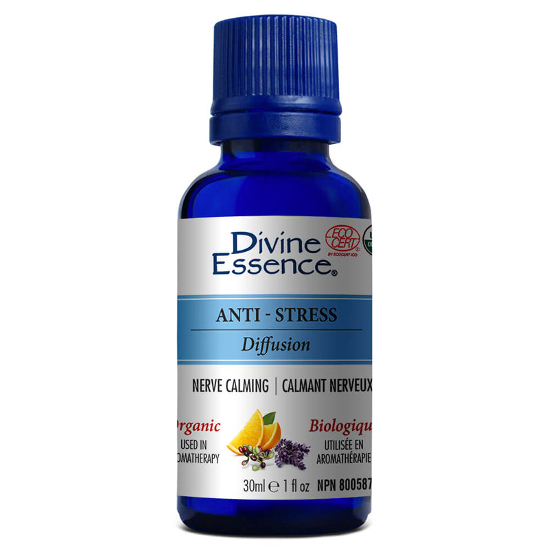 Divine essence huile essentielle anti-stress biologique calmant nerveux 30 ml
