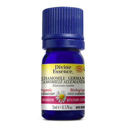 Divine essence huile essentielle camomille allemande biologique affections cutanés 5 ml