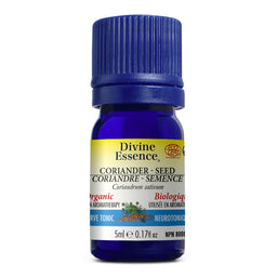 Divine essence huile essentielle coriandre semence biologique neurotonique 5 ml