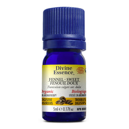 Divine essence huile essentielle fenouil doux biologique troubles digestifs 5 ml