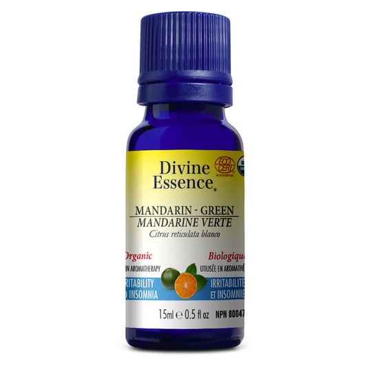 Divine essence huile essentielle mandarine verte biologique