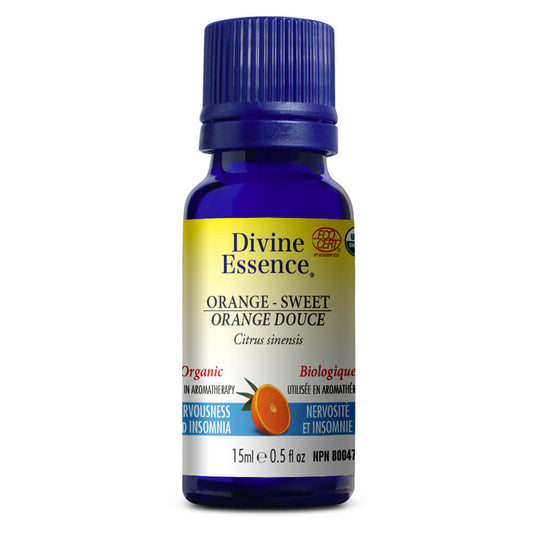 Divine essence huile essentielle orange douce biologique