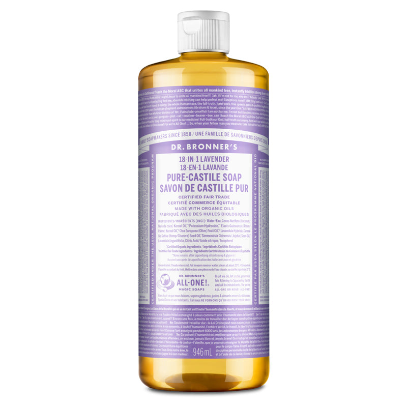 Castile Soap - Pure - 18-in-1 Lavender