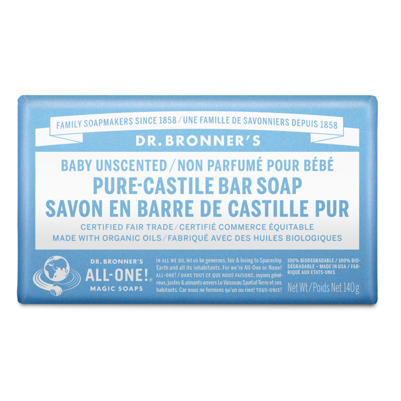 Savon en barre de Castille pur - Non parfumé pour bébé||Castile Bar Soap - Baby unscented