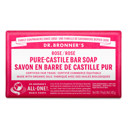 Savon en barre de Castille pur - Rose||Castile Bar Soap - Rose
