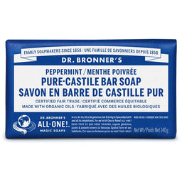 Savon en barre de Castille pur - Menthe poivrée ||Castile Bar Soap - Peppermint