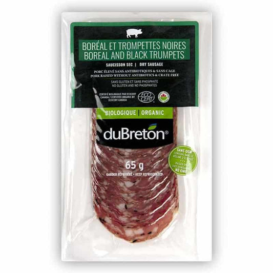 Saucisson Sec Boréal et Trompettes Noires Bio||Dry sausage - Boreal and black trumpets Organic