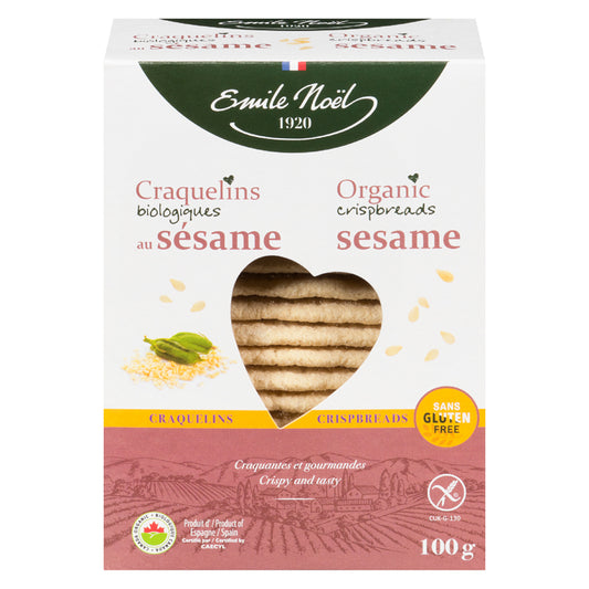 Craquelins Au Sésame Bio||Sesame Crispbread Organic