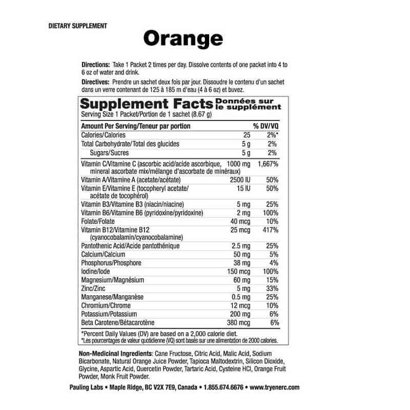 Vitamin C 1000 mg - Orange