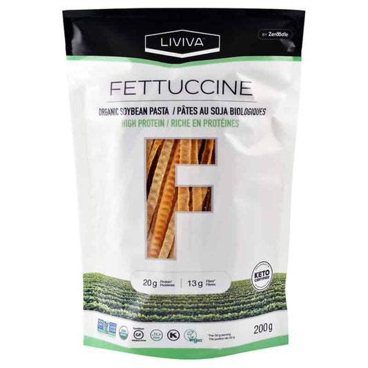 Fettuccine au soja biologiques||Organic soybean pasta - Fettuccine