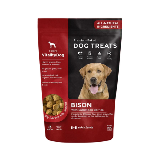 Friandise pour chien - Bison et Baie de Saskatoon||Dog Treat - Bison and Saskatoon Berries