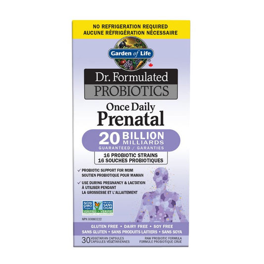 Dr. Formulated Prenatal Probiotiques Une Par Jour||Dr. Formulated Once Daily Prenatal Probiotics
