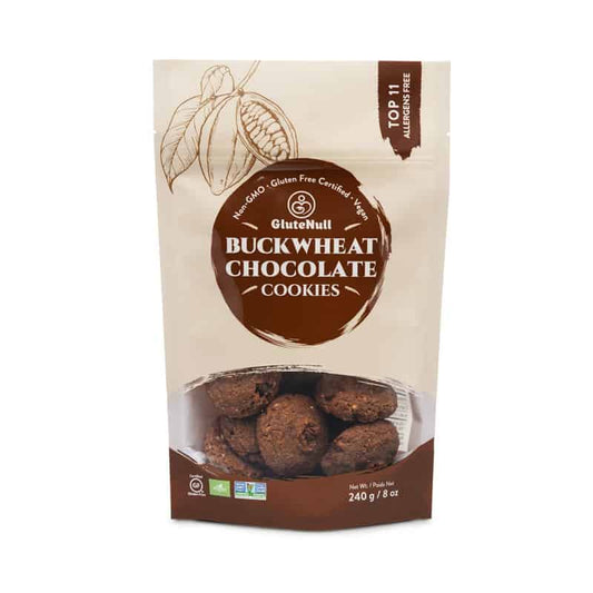 Biscuits au chocolat et au sarrasin - Sans allergènes||Buckwheat Chocolate - Cookies