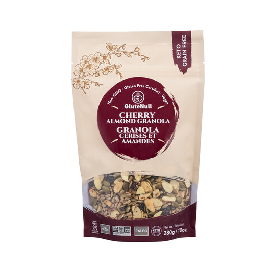 Granola aux cerises et aux amandes - keto||Cherry Almond Granola - Keto - Grain free