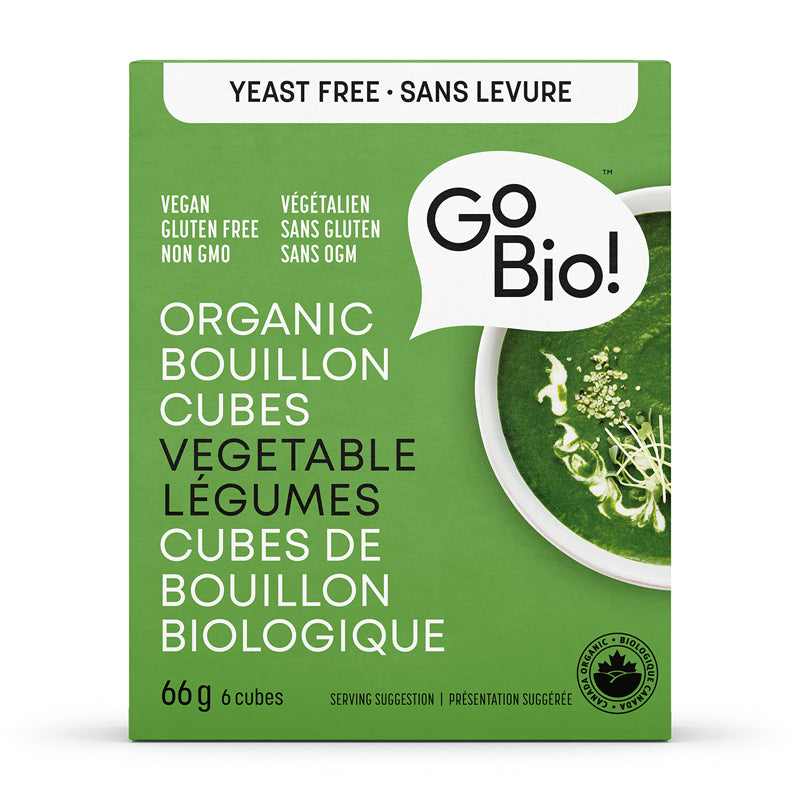 Cubes de bouillon bio Légumes Sans levure||Bouillon cubes - Vegetable - Yeast free - Organic