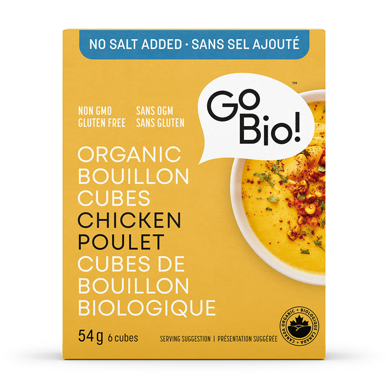 Cubes de bouillon bio Poulet s/sel ajouté La Moisson