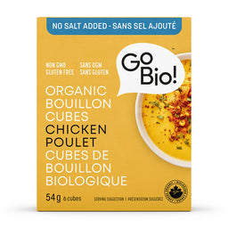 Cubes de bouillon bio Poulet s/sel ajouté||Bouillon cubes - Chicken - No Salt added - Organic