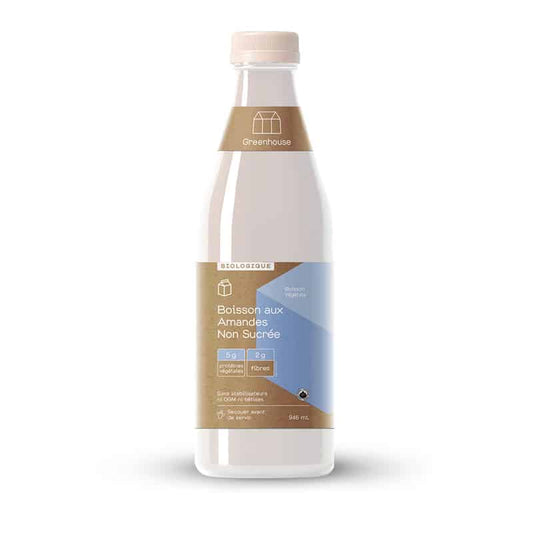 Boisson aux amandes non sucrée bio||Organic Plantmilk unsweetened Almondmilk