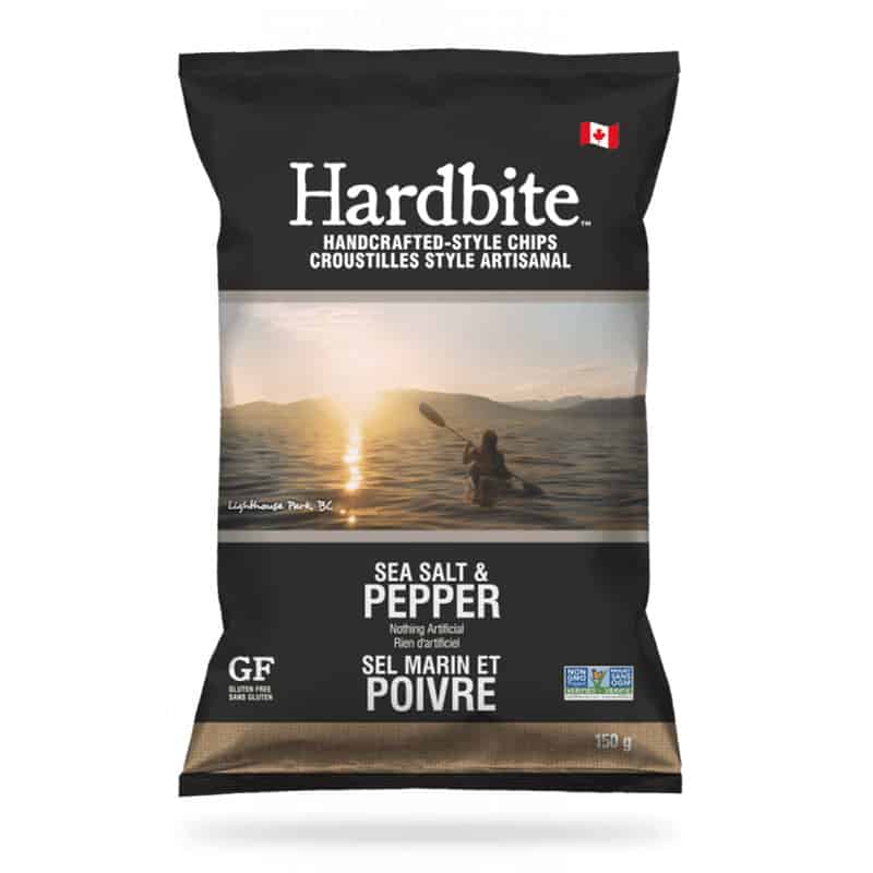 Croustilles Sel Marin & Poivre||Hardbite chips - Sea salt & pepper