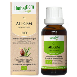 herbal gem g1 all-gem herbalgem biologique gemmothérapie concentrée
