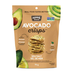 Hippie snacks avocado crisps sel de mer