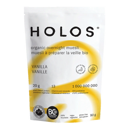 holos Muesli à préparer la veille bio - Vanille Overnight muesli - Vanilla - Organic