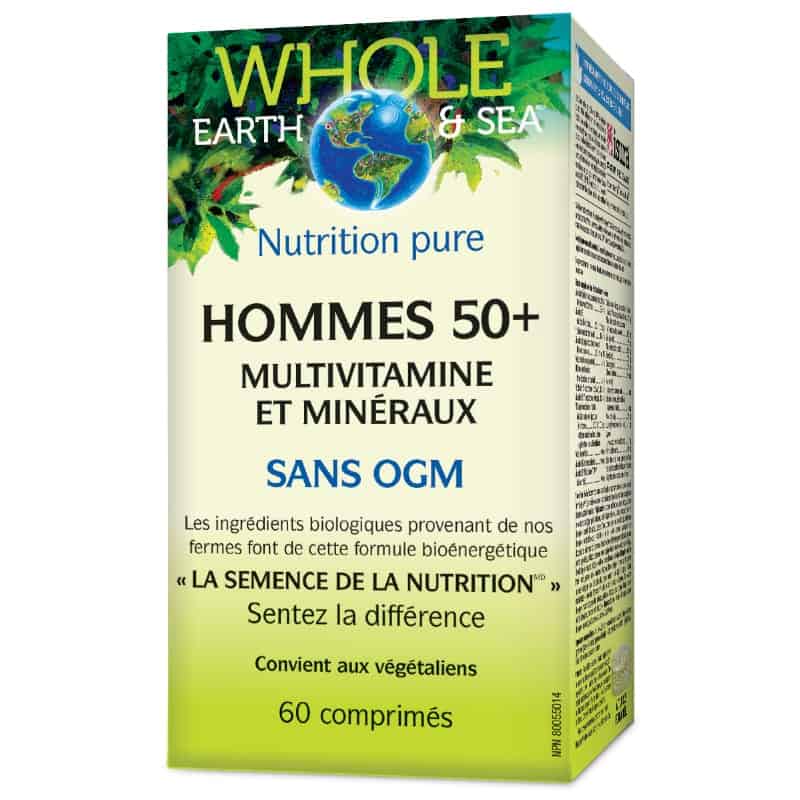 Hommes 50+ Multivitamines et Minéraux