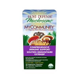 Host Defense MyCommunity Soutien immunitaire Biologique Sans gluten Champignons 