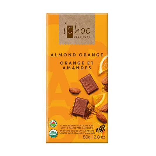Tablette de chocolat amande orange||Chocolate bar - Almond orange