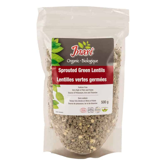 Lentilles vertes germées Biologique||Sprouted Green lentils - Organic