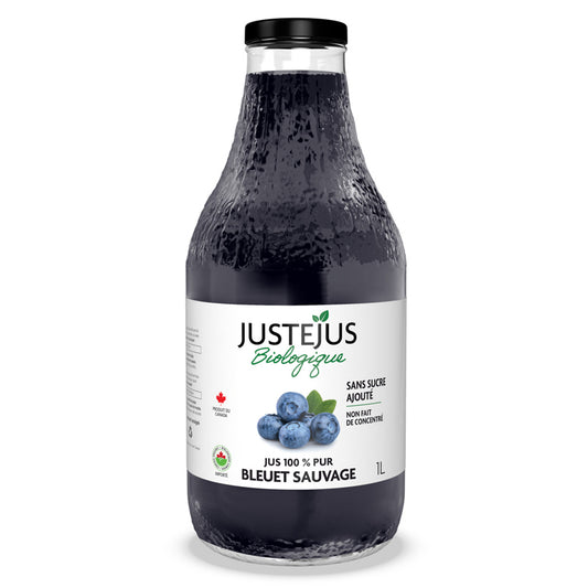 Jus de bleuet Bio||Blueberry juice - Organic