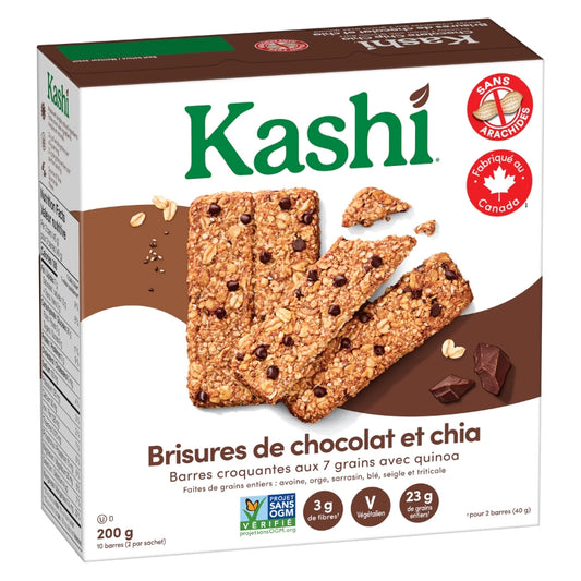 Kashi Barres Brisures De Chocolat 7 Grains Avec Quinoa