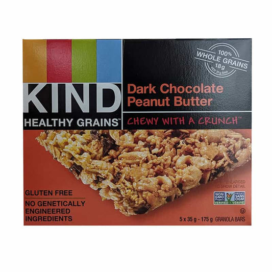 Chocolat noir et beurre d’arachides||Kind Healthy bars - Dark chocolate peanut butter