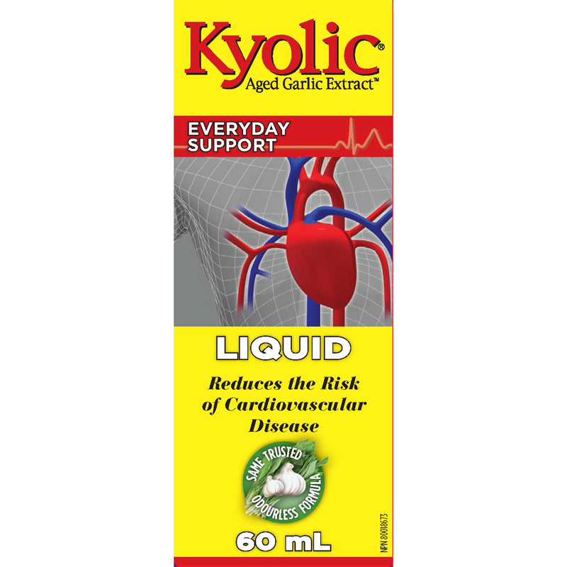 Kyolic extrait d'ail vieilli soutient quotidien liquide