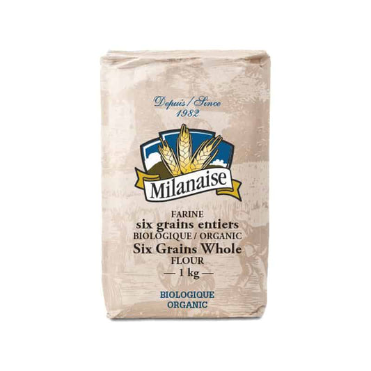 Farine six grains entiers biologique||Flour - Six Grains Whole - Organic