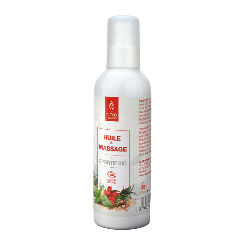 Huile De Massage Sportif Bio||Sports Organic Massage Oil