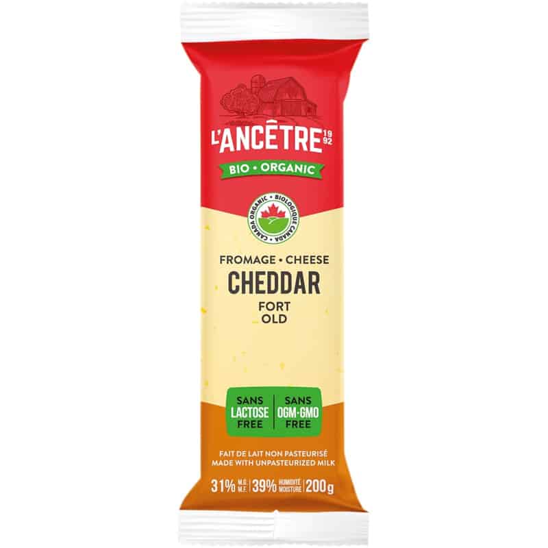 Cheddar fort||Cheddar cheese - Old - Organic