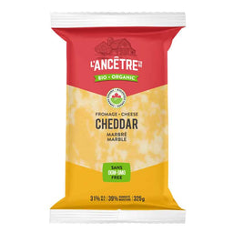 Cheddar marbré||Cheddar cheese - Marble - Organic